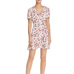 Floral Print Wrap Dress